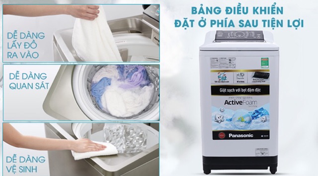 Máy giặt Panasonic 10 kg NA-F100A4GRV (Miễn phí giao tại HCM-ngoài tỉnh liên hệ shop)