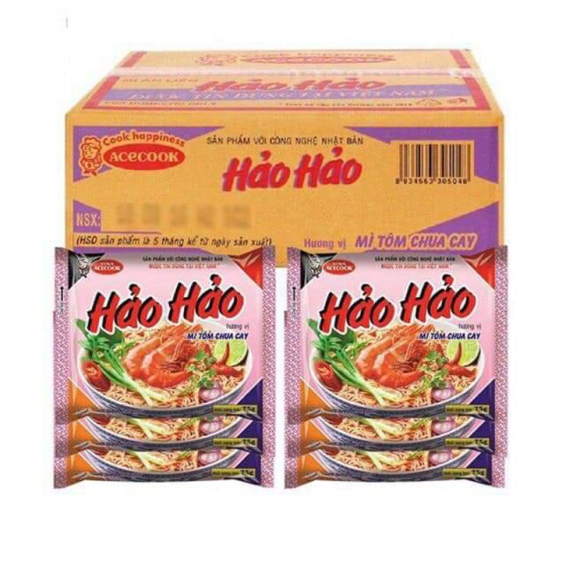 thùng mỳ gói hảo hảo chua cay (30 gói) | BigBuy360 - bigbuy360.vn