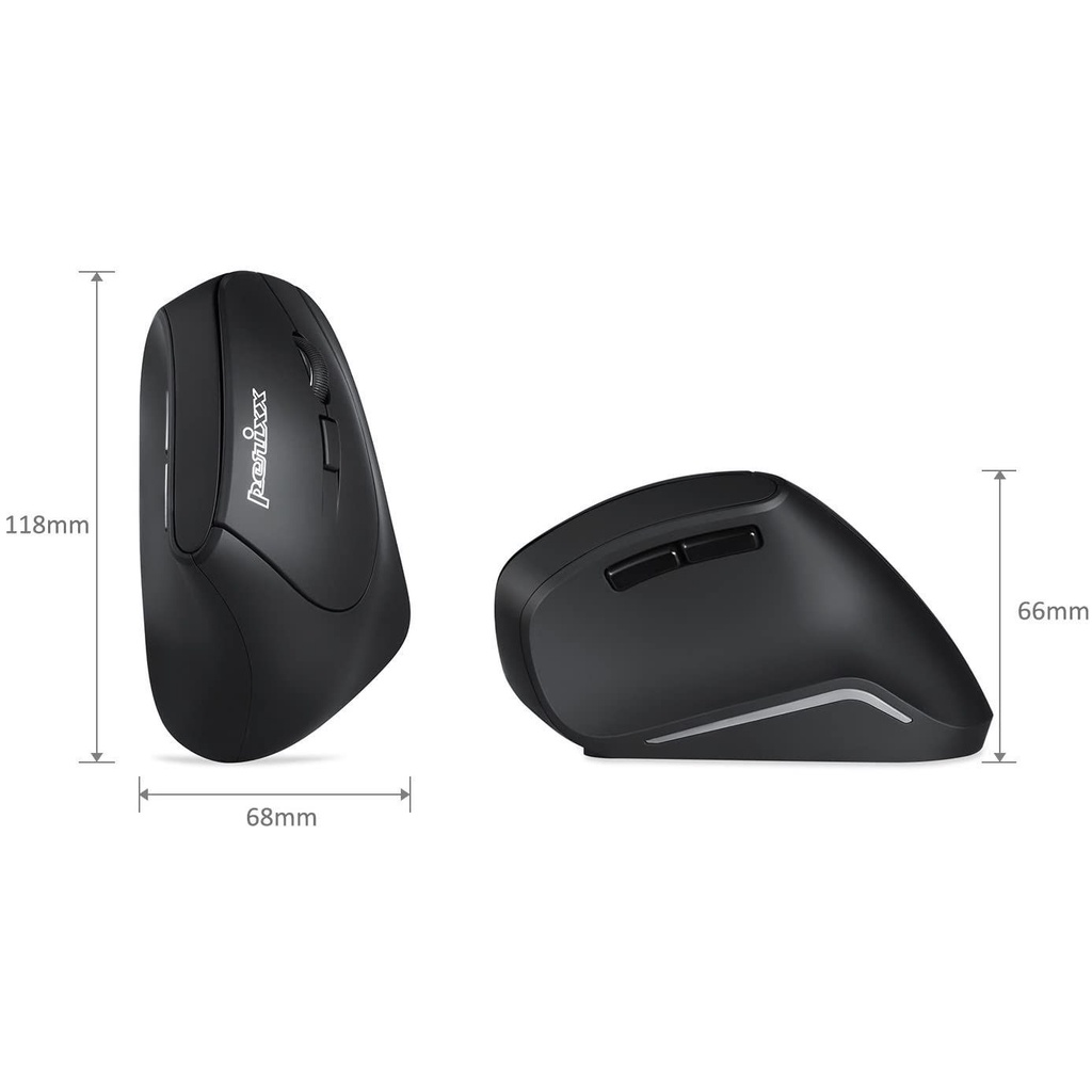 CHUỘT DỌC/CÔNG THÁI HỌC (có dây/không dây) Perixx PERIMICE-715II Ergonomic Vertical Mouse, THƯƠNG HIỆU ĐỨC