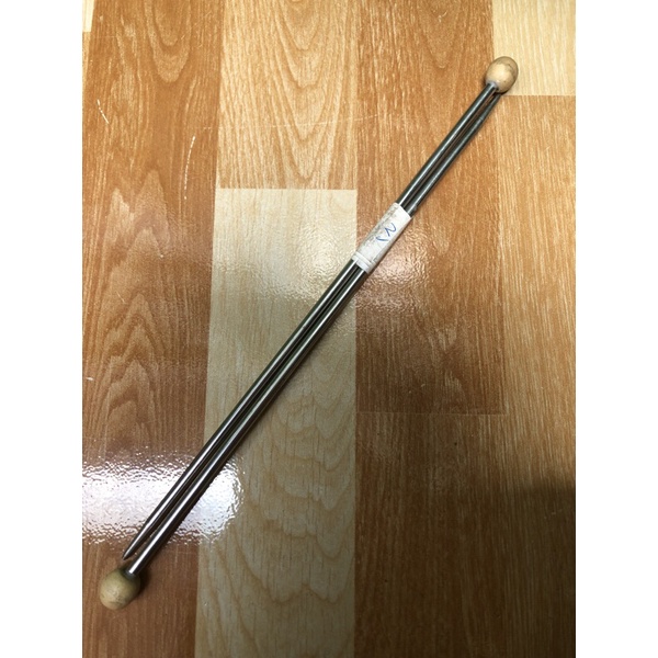 2 Cây đan len inox đầu gỗ số 1 2 3 6 Kim đan len