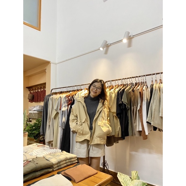 Áo khoác có mũ - 2 lớp