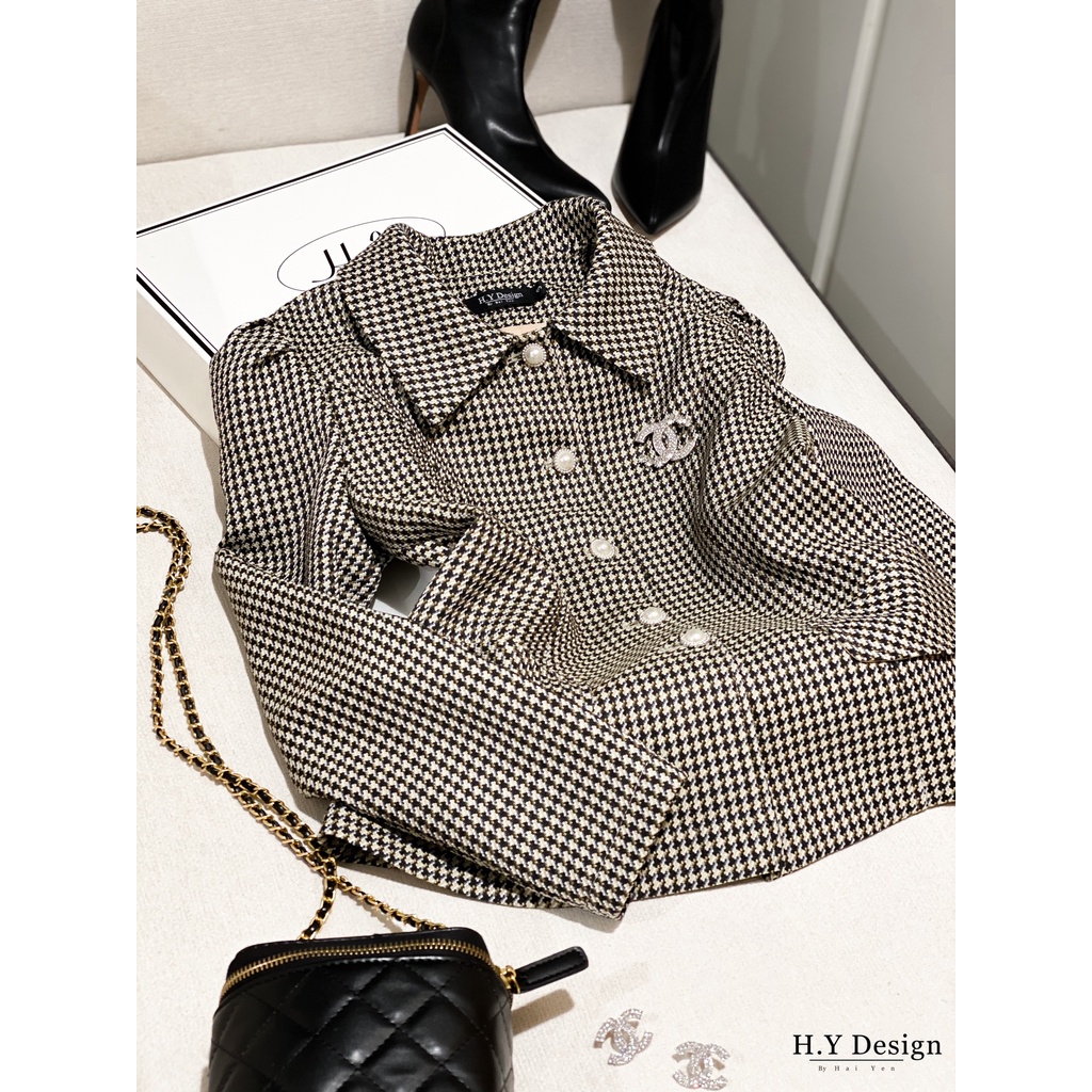 Áo dạ trơn khuy đá - AD007