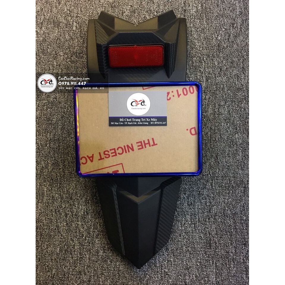 Combo dè FZ EX150 và khung biển số titan