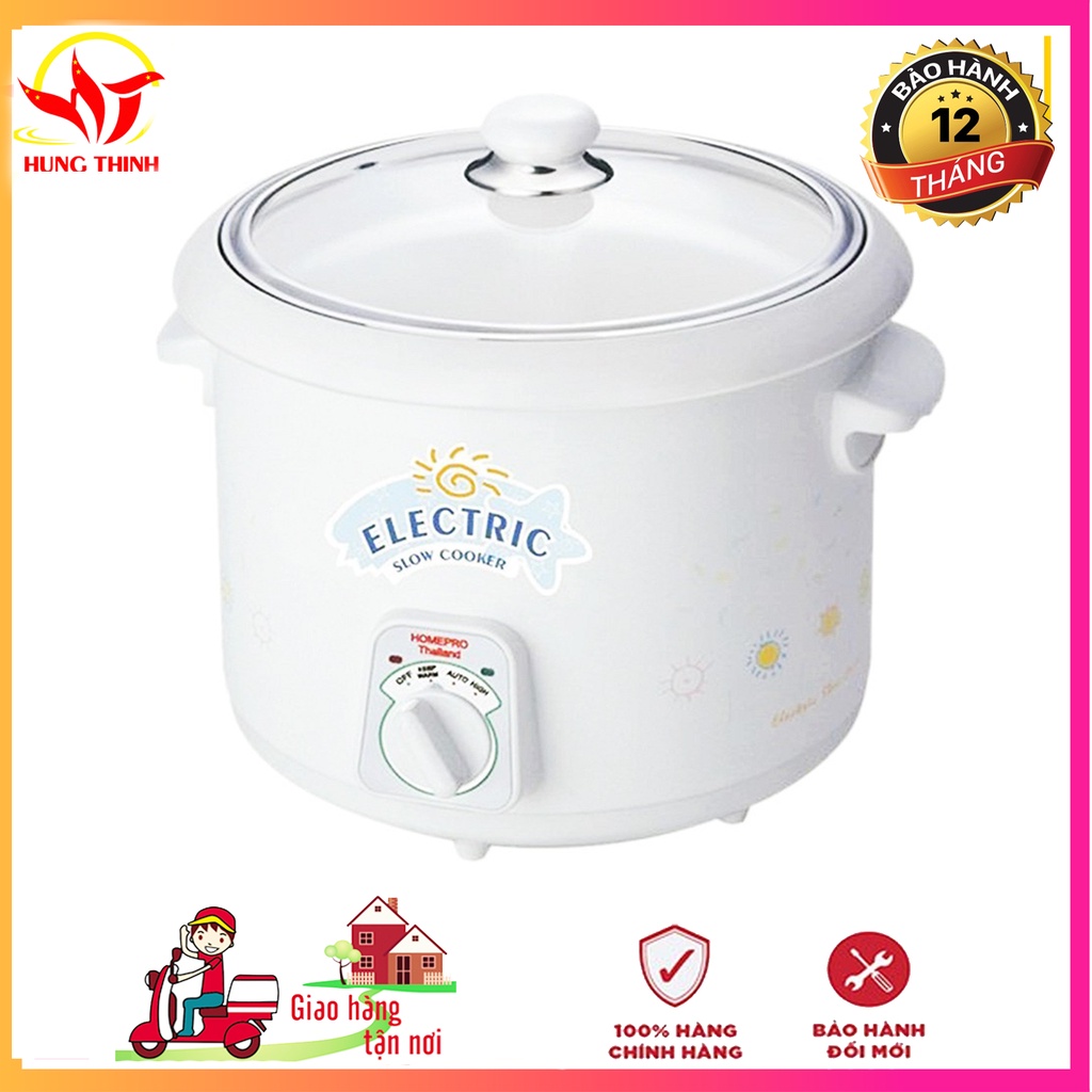 Nồi hầm, kho đa năng Homepro DDG-30B 3 lít (Trắng)