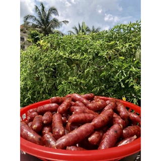 lạp xưởng tươi trứng muối