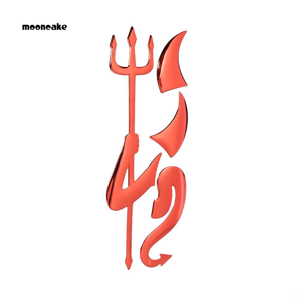 ☼Bánh Trung Thu☼Decal DáN Trang Trí HìNh QuáI VậT 3D Vui NhộN Cho Xe Hơi