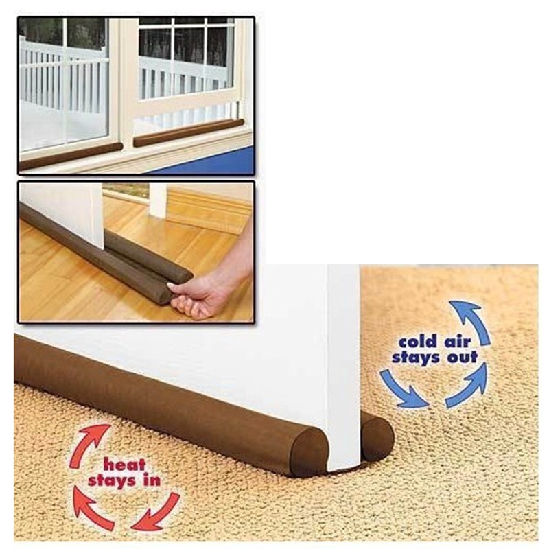 Ready Stock Guard Wind Dust Blocker Sealer Stopper Insulator Door Brown Interior Or Exterior Doors And Windows Protecter Door Stops