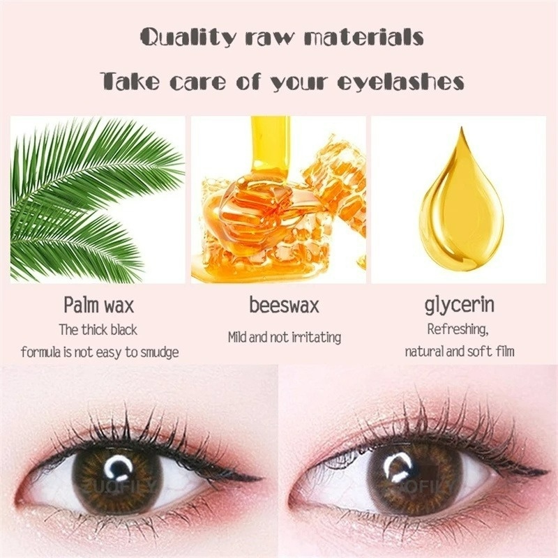 Mascara Chuốt Mi Siêu Mịn Không Thấm Nước Nhanh Khô Trang Điểm Chuyên Nghiệp