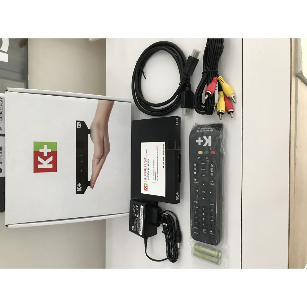 Đầu thu K+ HD dùng cho chảo thu vệ tinh-Hàng chính hãng-Không bao gồm thẻ giải mã-Nâng cấp lên HD cho đầu thu SD đời cũ