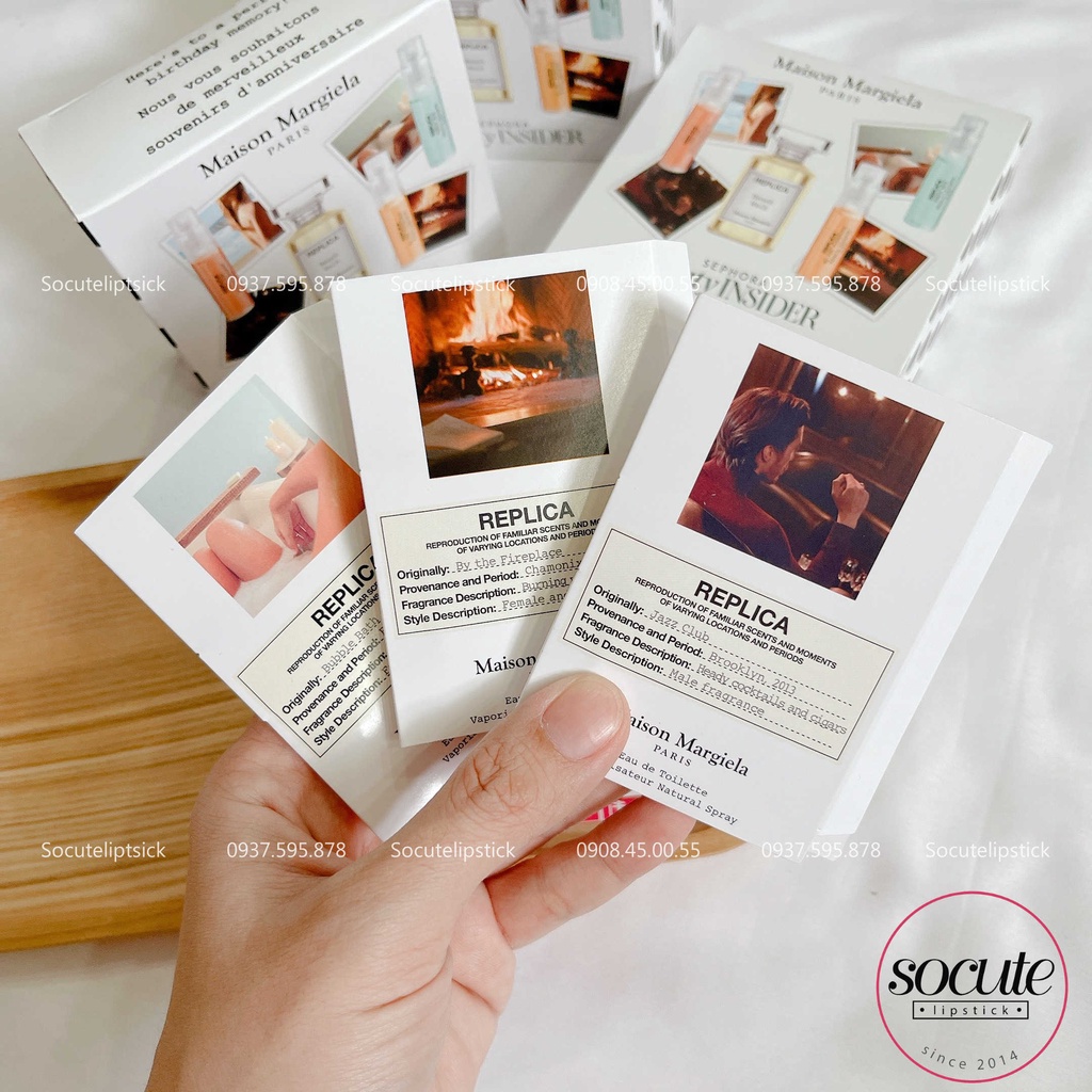 Set Nước Hoa Replica Beach Walk 4 Món - Birthday Gift Maison Margiela Set