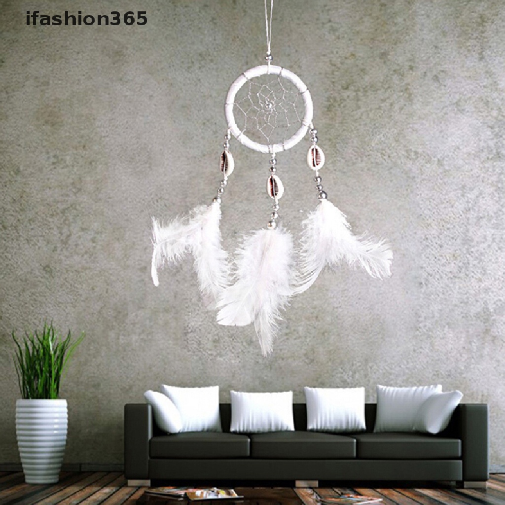 [ifashion365] 1Pc Feather Dream Catcher Car Interior Pendant Home Wall Hanging Ornaments VN