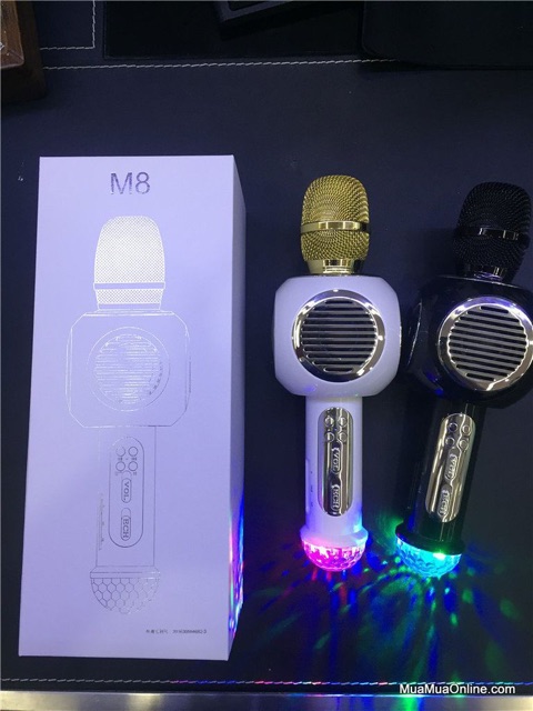 Mic hát karaoke blutooth M8 mẫu mới