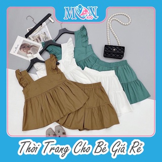 Bộ đũi bèo cánh tiên hottrend bé gái Monmonkid