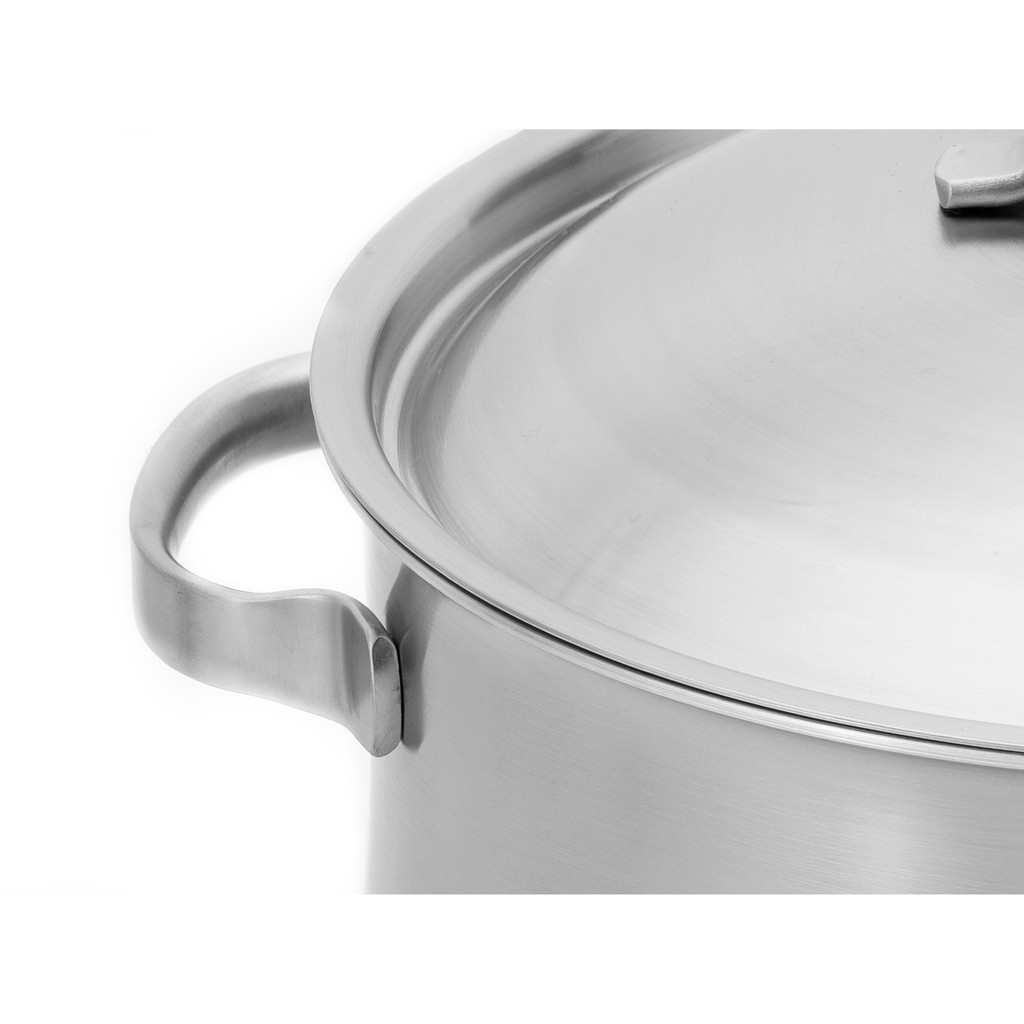 Nồi hầm Inox 3 lớp Dr.HOWS Stella Stock Pot 28cm Inox