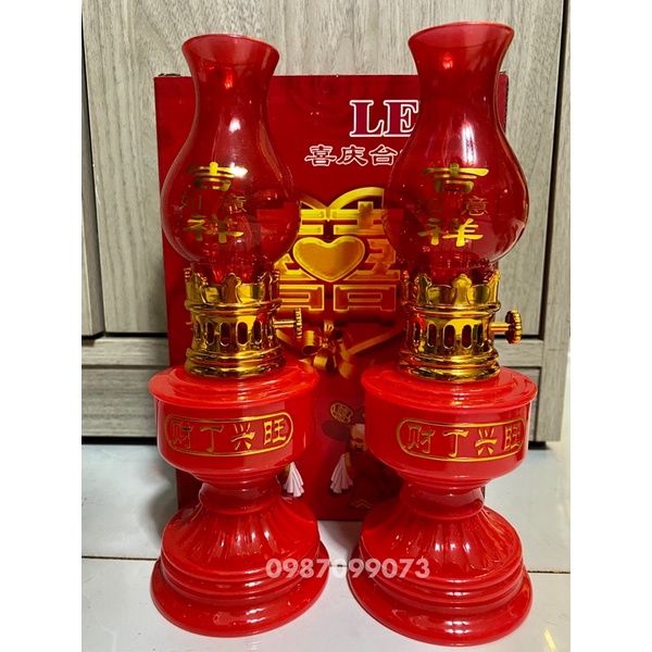 Đèn dầu led điện tử sử dụng pin, đèn bàn thờ kiểu dáng cổ điển