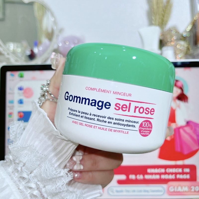 TẨY DA CHẾT SOMATOLINE GOMMAGE SEL ROSE 350GR