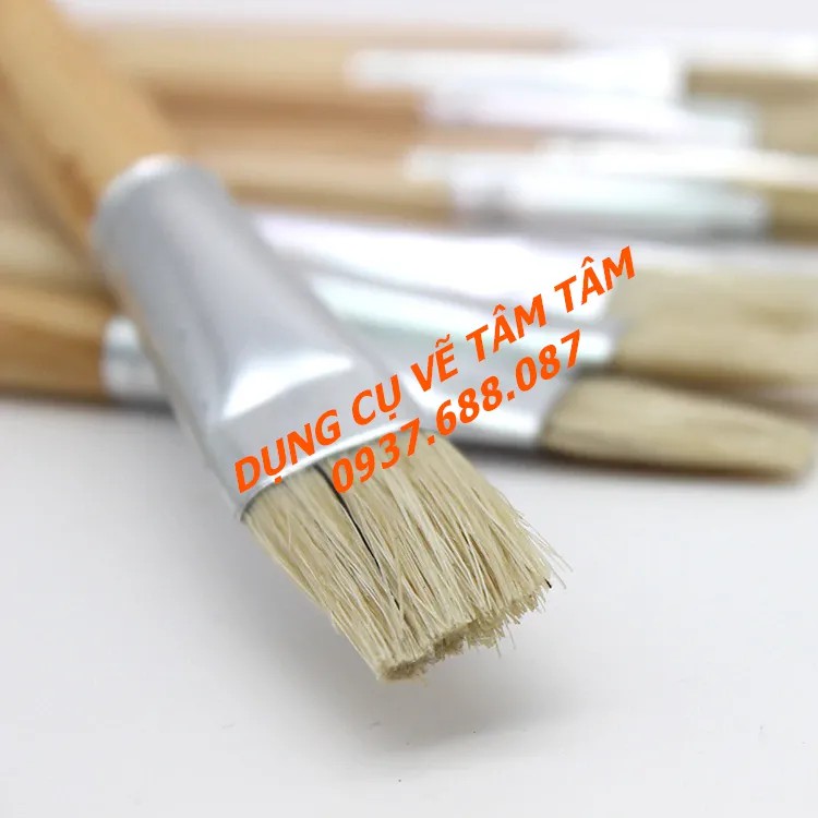 [ TÂM TÂM ]-Bộ cọ vẽ sơn dầu, cọ vẽ acrylic đầu bằng 579 hàng đẹp