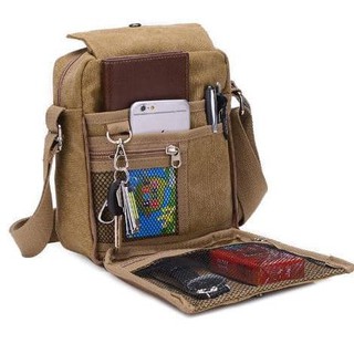 Túi Đeo Chéo Canvas Thời Trang Cho Nam