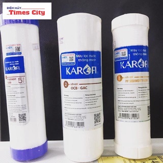 Bộ 3 lõi lọc thô Karofi số 1, 2, 3 - Chính hãng
