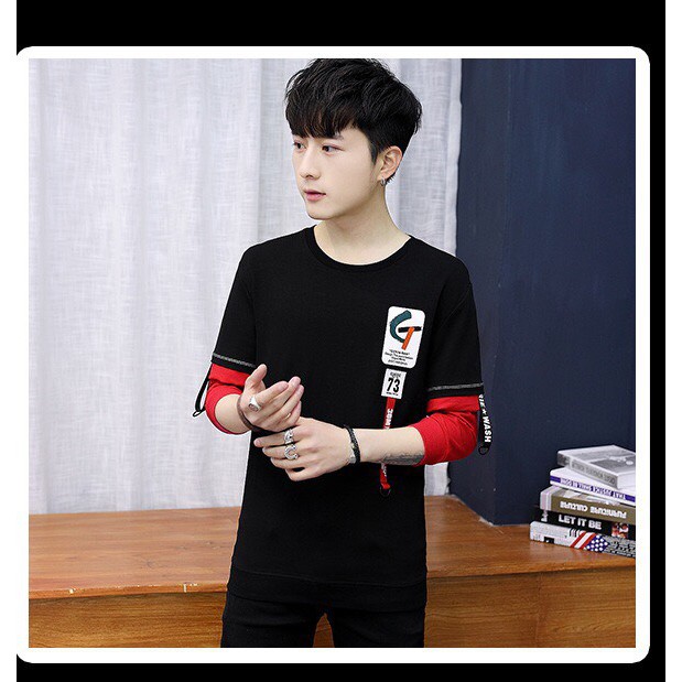 🔝ÁO THUN TAY DÀI🍁FREESHIP🍁🌸ÁO THUN TAY LỠ PHỐI TAY PHONG CÁCH🌸 | BigBuy360 - bigbuy360.vn