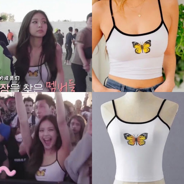 Áo hai dây Jennie BLACKPINK