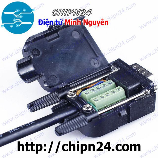 [1 CÁI] (D88) Cổng DB9 Cái ra Domino Vỏ Nhựa