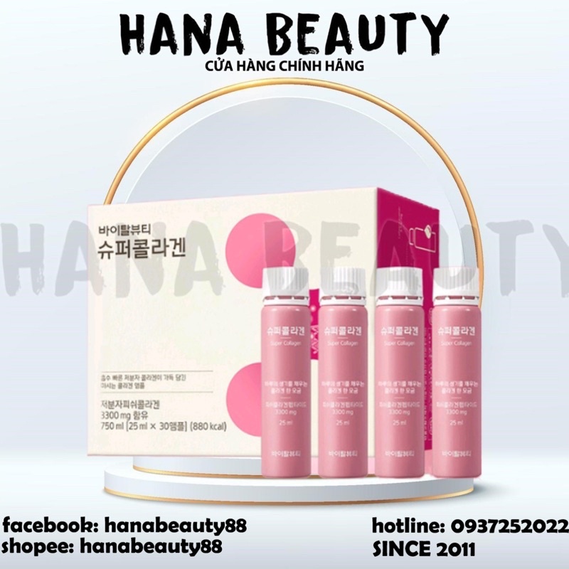 [Mới 2023] Nước Uống Collagen VB Hàn Quốc da trắng sáng và khỏe đẹp