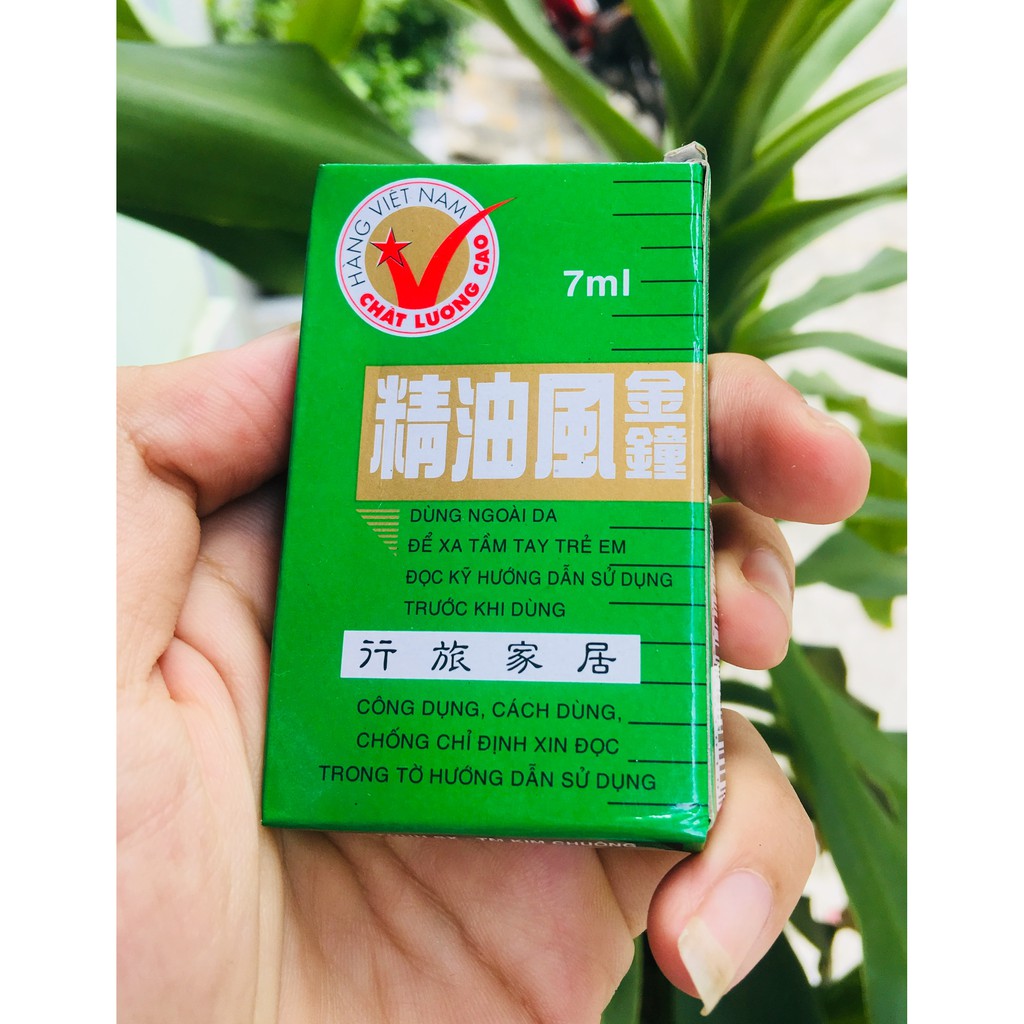 Dầu gió Kim Chuông 7ml - hàng Việt Nam chất lượng cao