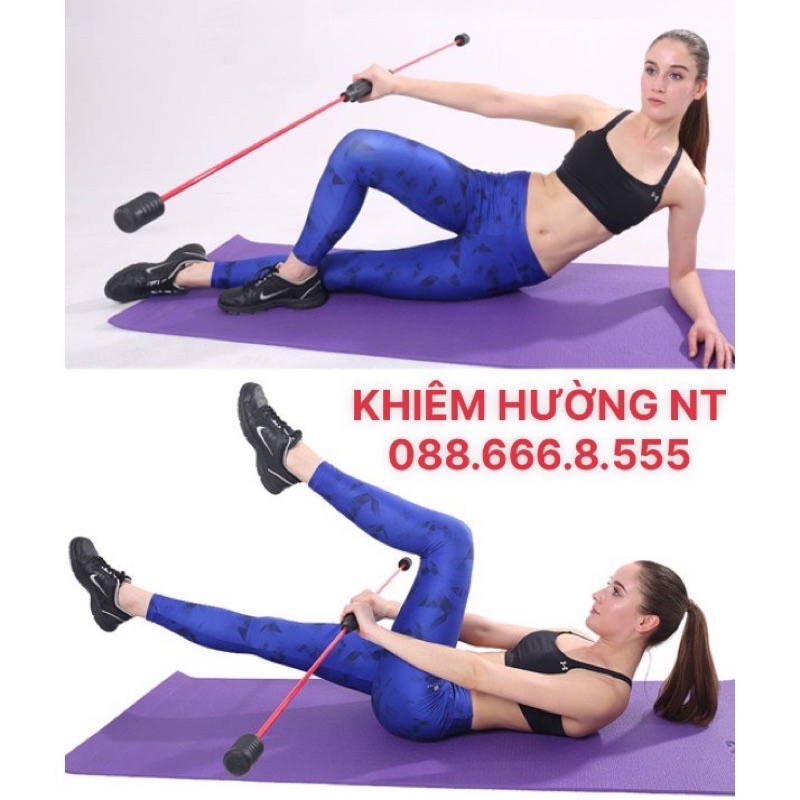 Dụng Cụ tập gym Fitness tập thể dục thanh rung FLEX BAR đàn hồi đa năng săn chắc cơ tại nhà Siêu Bền