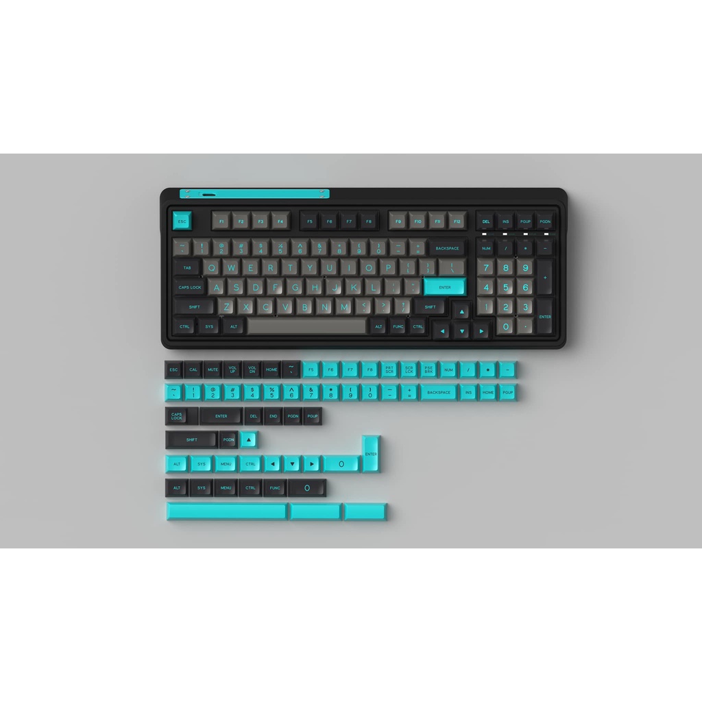 Phím cơ FL-Esports CMK98SA Graphite Green / 98 KEYS/ RGB/ Hotswap/ USB Type C chính hãng