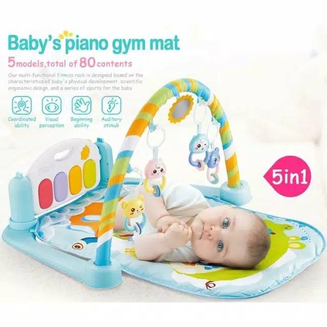 Thảm Tập Gym Hình Đàn Piano 5 Trong 1 Dành Cho Bé