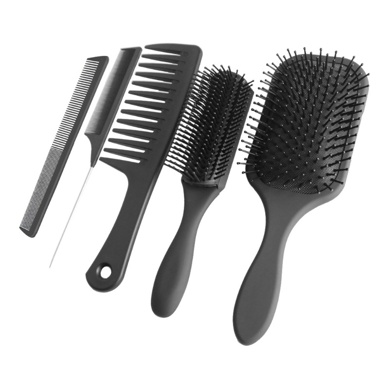 Set 5 Lược Chải Tóc Gỡ Rối Tiện Dụng Cho Nam Nữ YOUYO