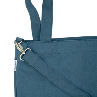 Tote 2in1 Canvas màu trơn