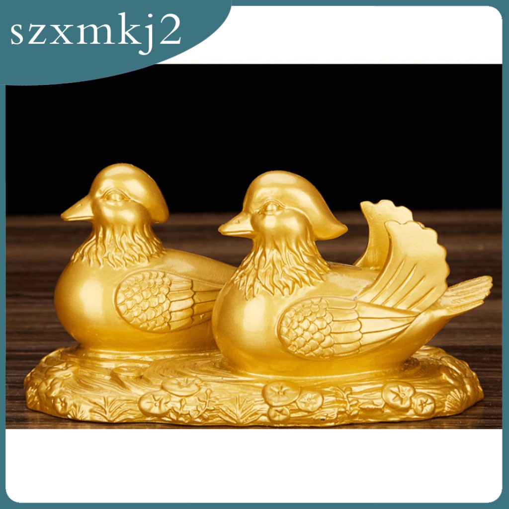 [Zxmkj2] Tượng Phong Thủy Hình Chú Vịt Lãng Mạn Dễ Thương Trang Trí Tình Yêu Và Lãng Mạn