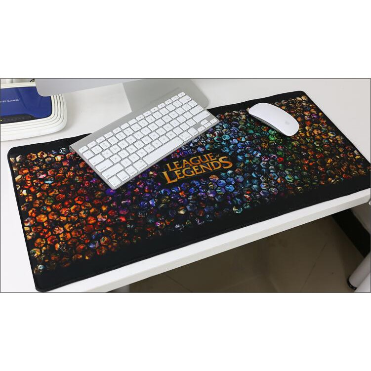 Khổ siêu lớn 80 x 30 cm - Lót chuột liên minh huyền thoại, bàn di chuột loại dày