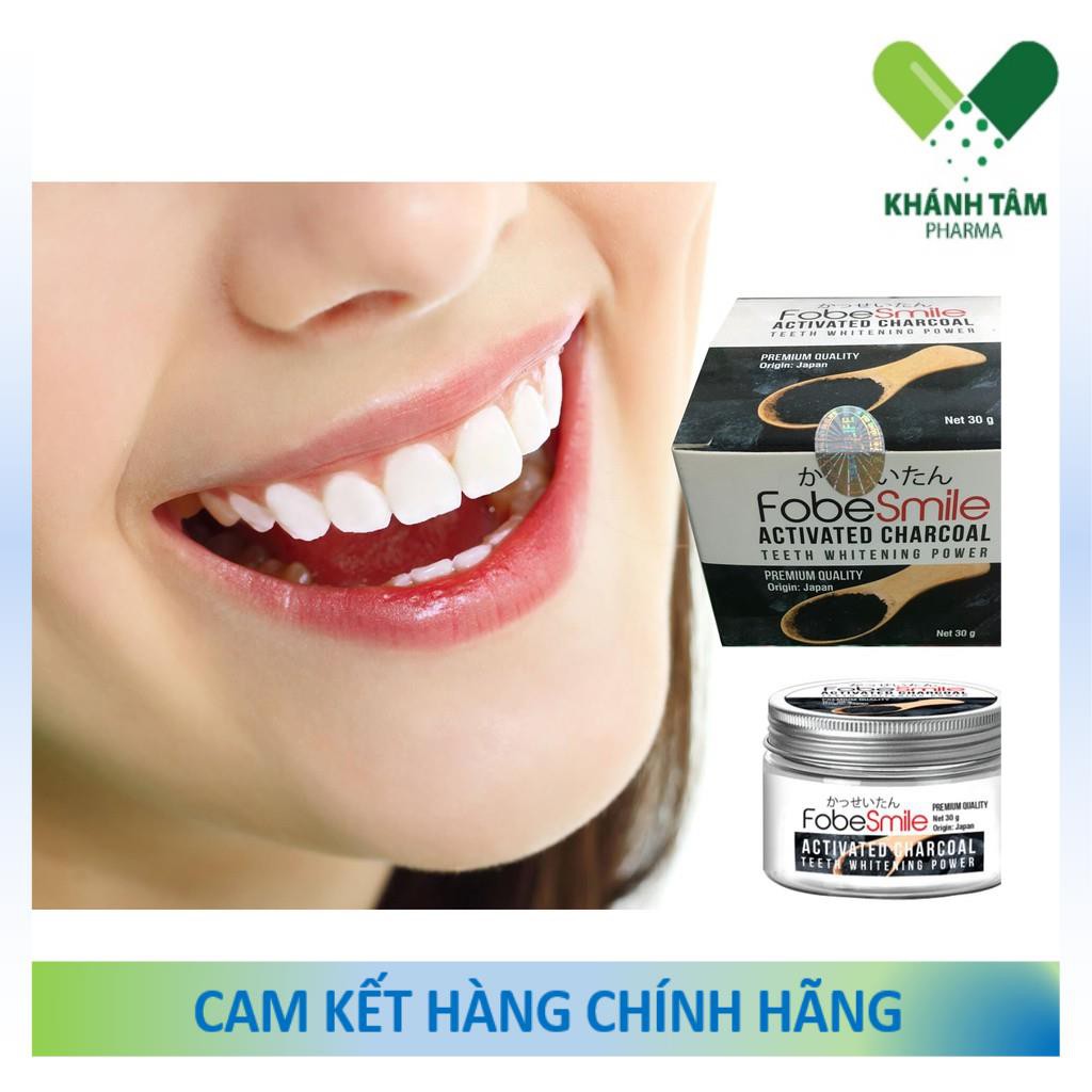 Bột trắng răng Fobesmile - Than hoạt tính tẩy trắng răng Nhật Bản!