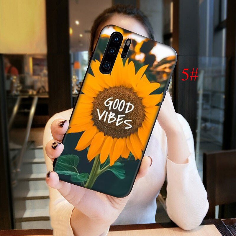 QD3 aesthetic sunflower Soft Silicone Case for Huawei Y5 Y6 Y7 Y9 Prime 2018 P9 Lite Smart 2019 | BigBuy360 - bigbuy360.vn