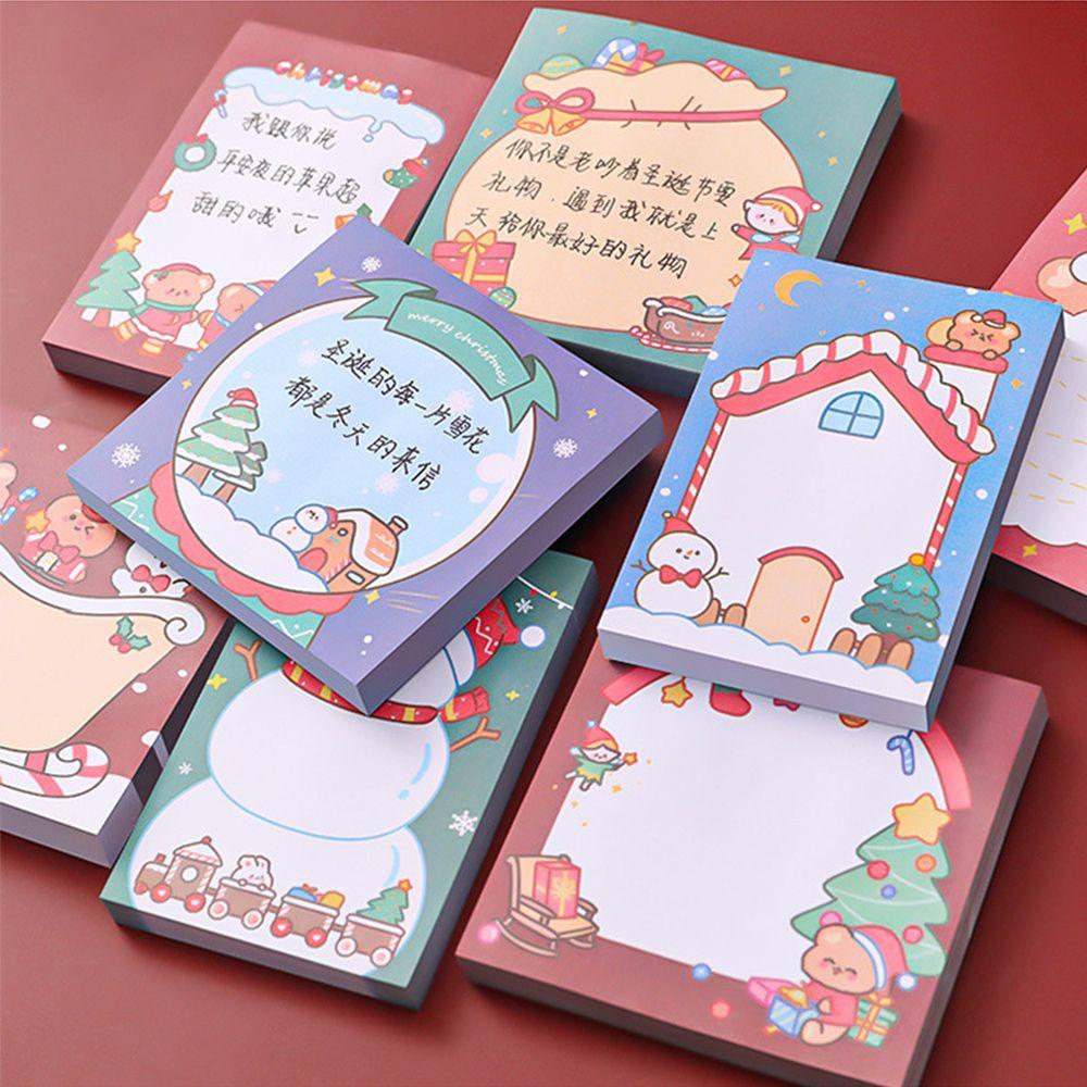 Giấy Ghi Chú Tự Dính Họa Tiết Giáng Sinh Dễ Thương