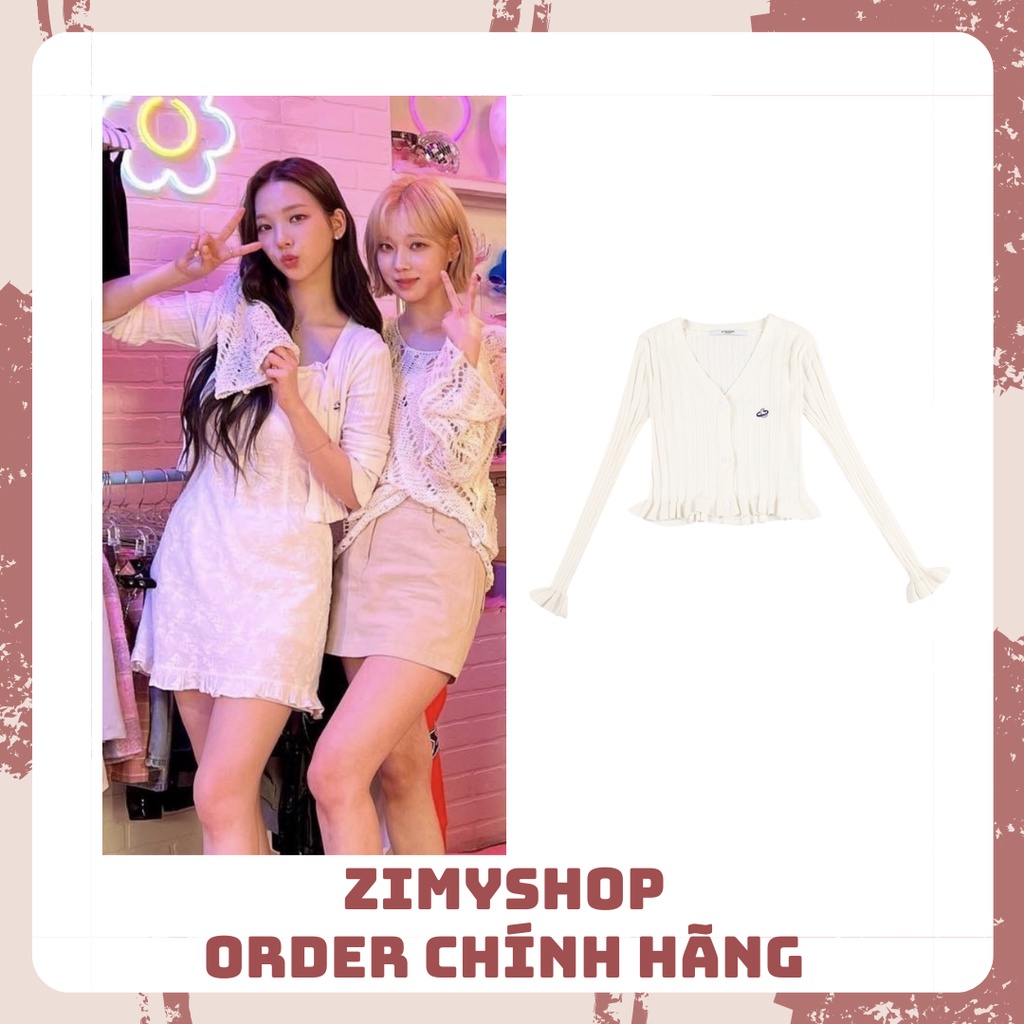 CHÍNH HÃNG ÁO CARDIGAN CROPTOP KARINA AESPA