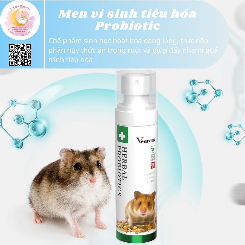 Herbal Probiotics-men tiêu hóa thảo dược cho Hamster-Jonsanty