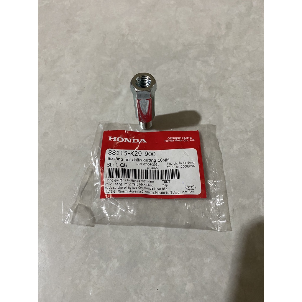 Bu lông nối chân gương 10MM Honda SH Mode. 88115k29900