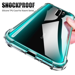 Ốp điện thoại TPU trong suốt cho Xiaomi Mi 11 9T 10T Poco F3 X3 M3 F2 Pro Redmi Note 10 9 8 7 Pro 9S 10S 9T 9A 9C