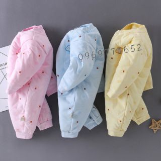 Áo liền quần ấm cho trẻ sơ sinh
