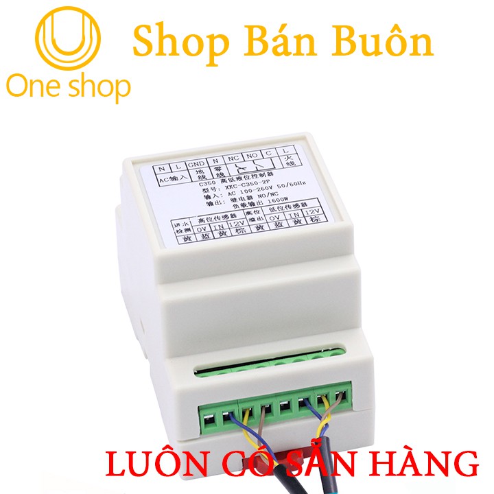 Bộ Điều Khiển Mực Nước Tự Động XKC-350-2P 12VDC / Tải 220VAC 800W