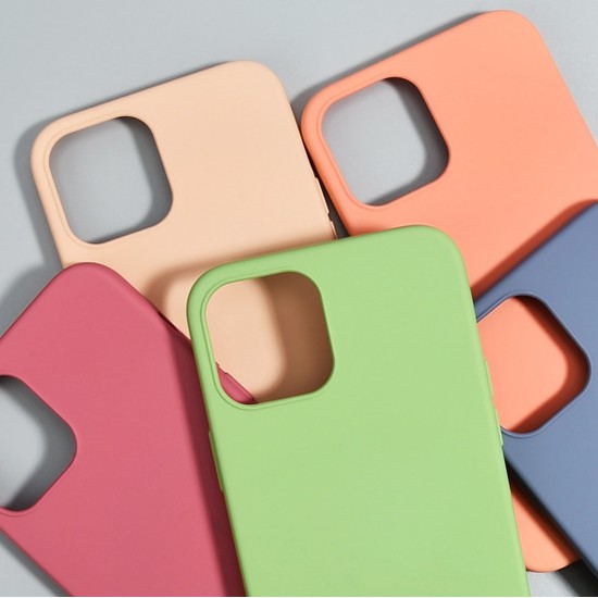 [Minimalist / Pastel] Ốp lưng iPhone 12 series chống bẩn, siêu mỏng ôm máy chất liệu liquid silicon chống trơn