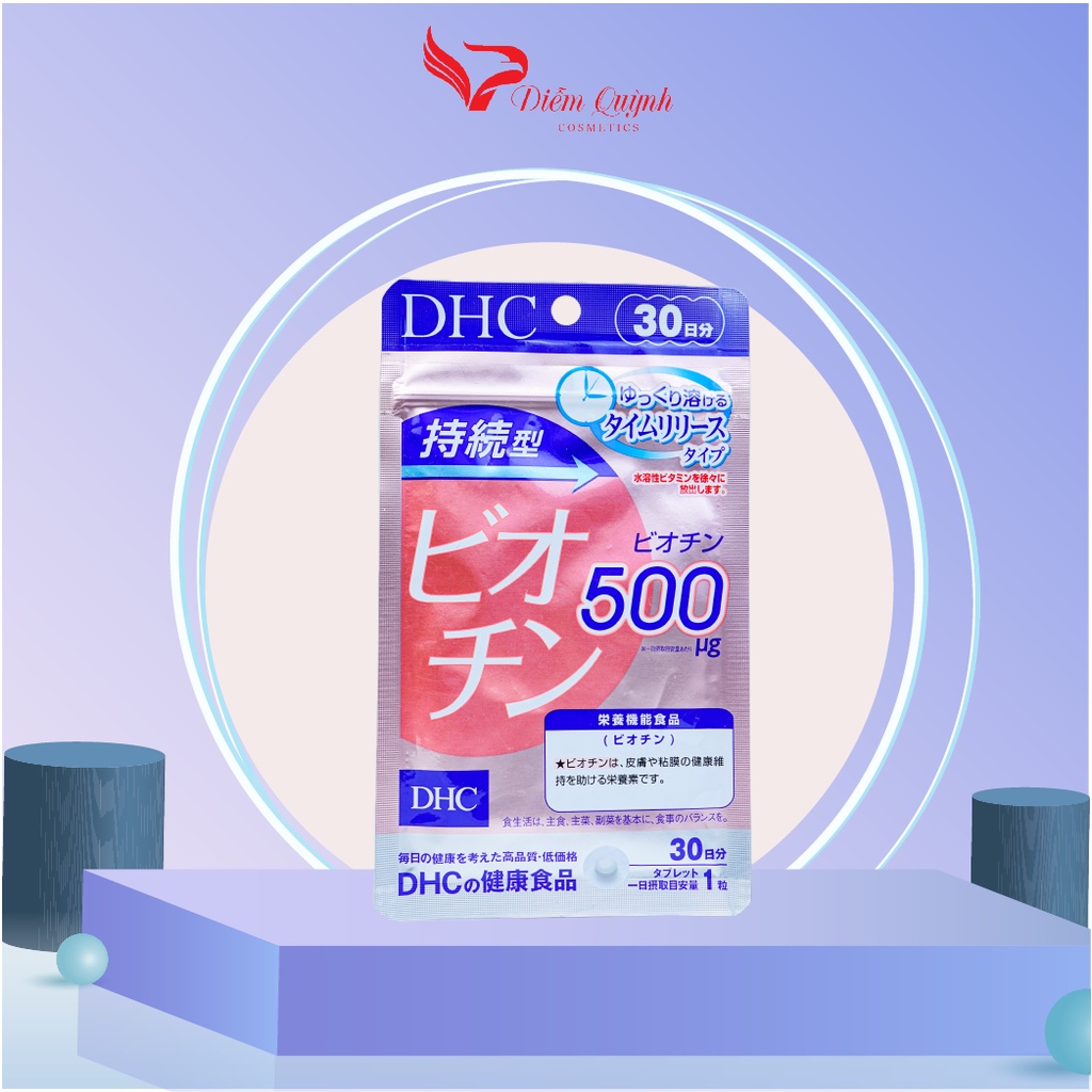 Viên Uống DHC Biotin Ngăn Rụng Tóc Sustained Release Biotin 30 Ngày (30 Viên)