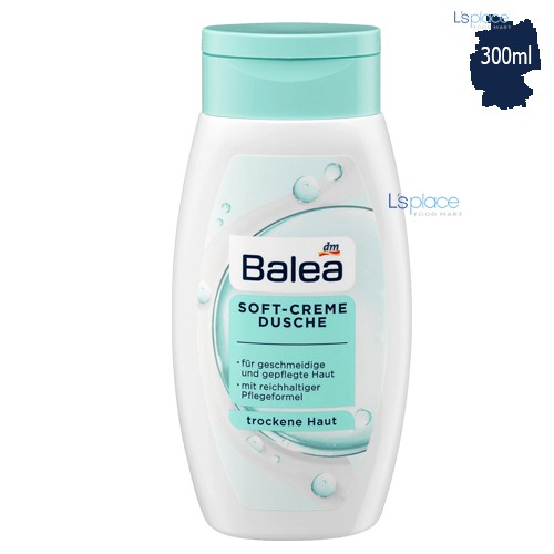 Sữa tắm dưỡng da dưỡng ẩm lưu hương lâu mềm mịn da  BALEA Soft Cream DUSCHE 300ml | BigBuy360 - bigbuy360.vn