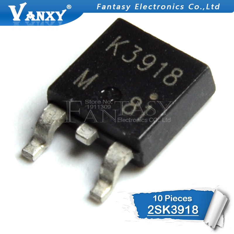Bộ 10 Ic Chất Lượng Cao 2sk3918 Sot252 K3918 Sot To-252 Mosfet Smd