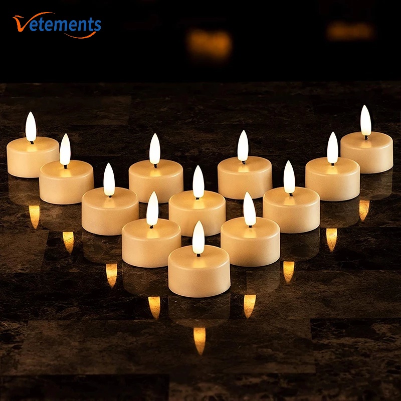 Đèn LED Hình Vỏ Sò Trắng Không Khói Chạy Bằng Pin Trang Trí Nhà Cửa