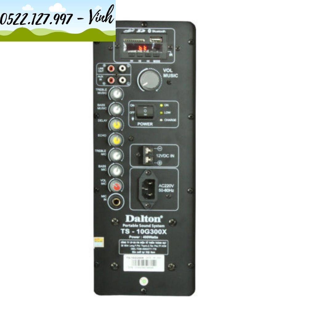 Loa kéo Mini Dalton TS-10G300X - Hàng Chính Hãng - Gia Khang Shop